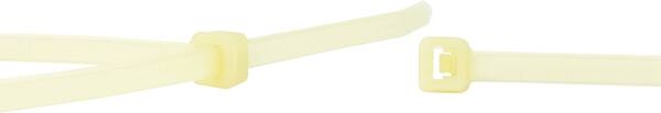 WKK 120226971 120226971 Kabelbinder 370 mm 4.80 mm Natur Hitzestabilisiert 100 St.