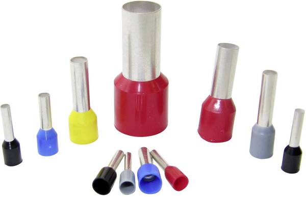 WKK Ce 002506D Aderendhülse 0.25 mm² Teilisoliert Violett 500 St.