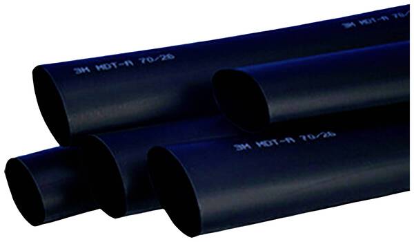3M MDT-A19/6 Schrumpfschlauch mit Kleber Schwarz 19 mm 6 mm Schrumpfrate:3:1 1 m