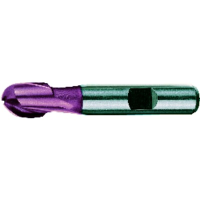 FORMAT - Radiusfräser kurz DIN 327 Typ N HSS Co8 TiAlN ø14mm