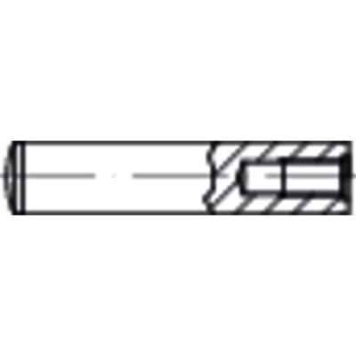 NOBRAND - Zylinderstift mit Innengewinde DIN 7979 Form D Stahl gehärtet blank ø16 x 30mm