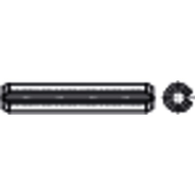 NOBRAND - Spannstift, geschlitzt, schwere Ausführung ISO 8752 Edelstahl 1.4310 ø4,5x14mm