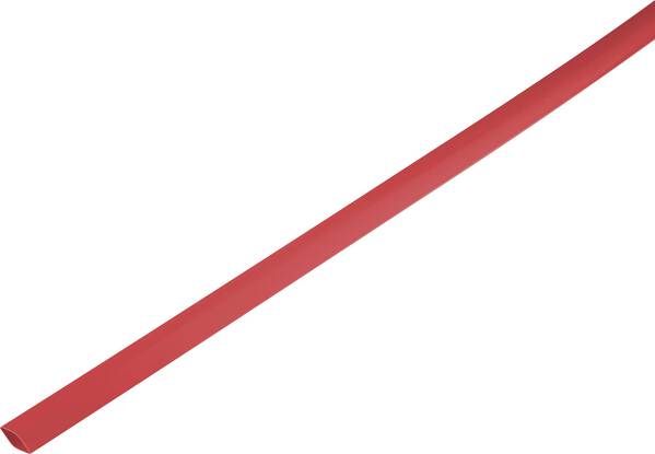 TRU COMPONENTS 1225444 Schrumpfschlauch ohne Kleber Rot 1 mm 0.60 mm Schrumpfrate:2:1 Meterware