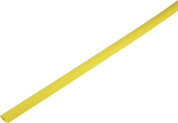 TRU COMPONENTS 1225469 Schrumpfschlauch ohne Kleber Gelb 6.50 mm 3 mm Schrumpfrate:2:1 Meterware