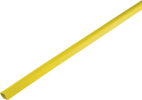 TRU COMPONENTS 1225474 Schrumpfschlauch ohne Kleber Gelb 16.70 mm 8 mm Schrumpfrate:2:1 Meterware
