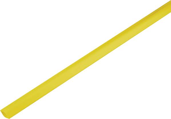 TRU COMPONENTS 1225476 Schrumpfschlauch ohne Kleber Gelb 19 mm 9 mm Schrumpfrate:2:1 Meterware