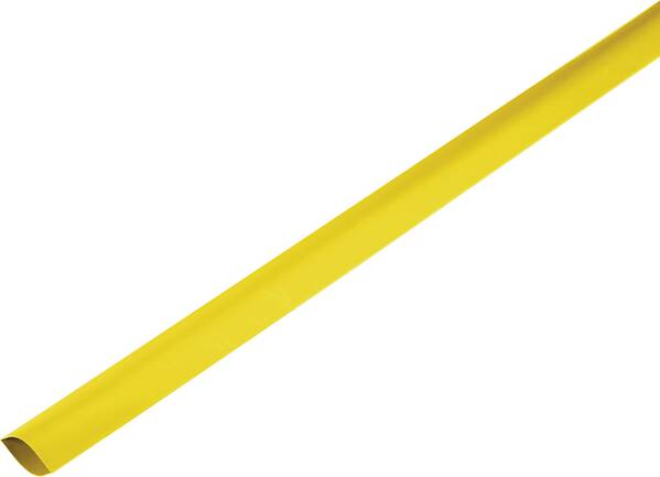 TRU COMPONENTS 1225481 Schrumpfschlauch ohne Kleber Gelb 60 mm 30 mm Schrumpfrate:2:1 Meterware
