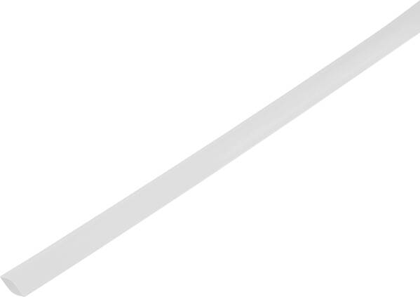 TRU COMPONENTS 1225499 Schrumpfschlauch ohne Kleber Weiß 21 mm 10 mm Schrumpfrate:2:1 Meterware