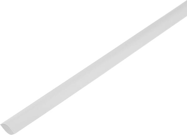 TRU COMPONENTS 1225503 Schrumpfschlauch ohne Kleber Weiß 60 mm 30 mm Schrumpfrate:2:1 Meterware