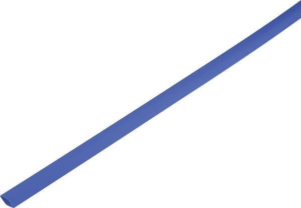 TRU COMPONENTS 1225512 Schrumpfschlauch ohne Kleber Blau 4.50 mm 2 mm Schrumpfrate:2:1 Meterware