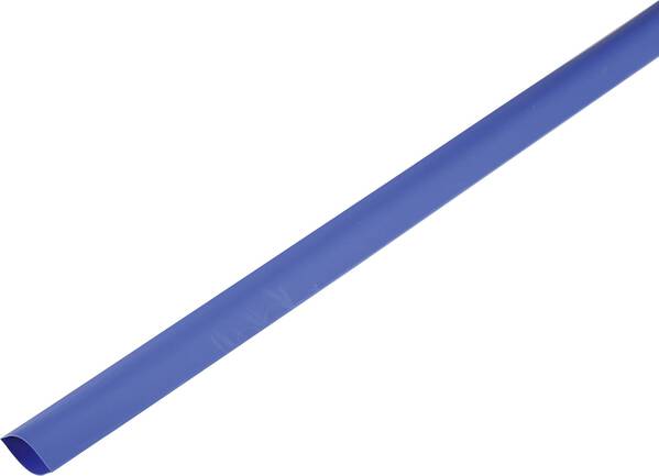 TRU COMPONENTS 1225525 Schrumpfschlauch ohne Kleber Blau 60 mm 30 mm Schrumpfrate:2:1 Meterware