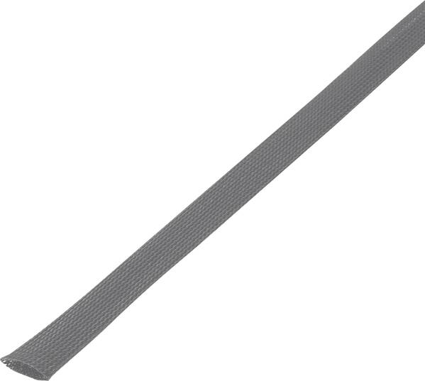 TRU COMPONENTS 1568188 CBBOX3550-GY Geflechtschlauch Grau PET 30 bis 37 mm 5 m