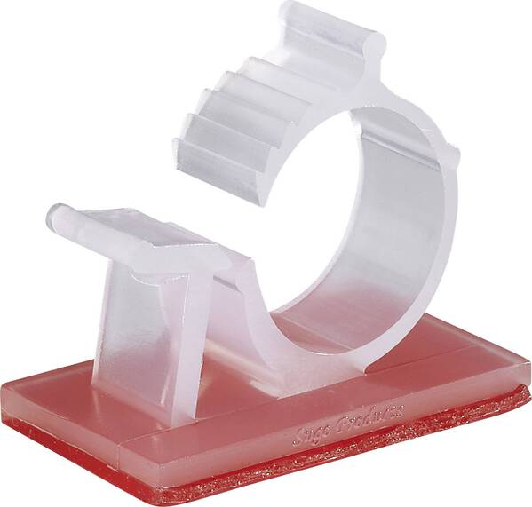 TRU COMPONENTS WCN-13TT Befestigungssockel selbstklebend 1386620 Bündel-Ø-Bereich 11 bis 15 mm Natur 1 St.