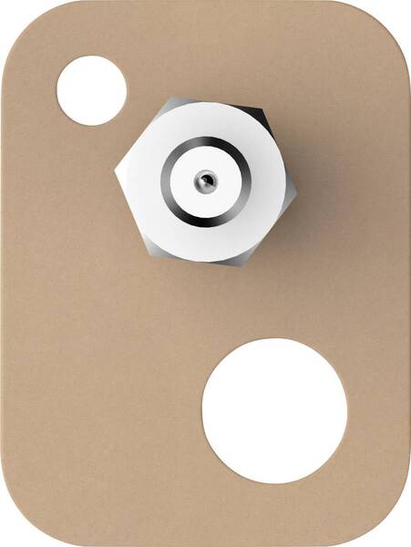 tesa 77902 Klebeschraube viereckig (L x B) 18 mm x 11 mm Beige Inhalt: 2 St.