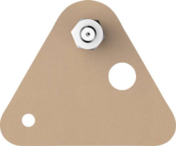 tesa 77904 Klebeschraube dreieckig Beige Inhalt: 2 St.