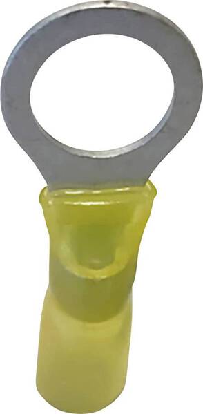 TRU COMPONENTS 1583113 Ringkabelschuh mit Schrumpfschlauch Querschnitt (max.)=6 mm² Teilisoliert Gelb 1 St.