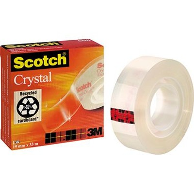 3M™ - Scotch Klebefilm Crystal Clear 600 C6001933 19mm x 33m transparent
