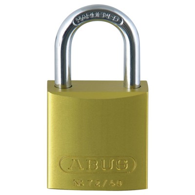ABUS - AV-Vorhangschloss, Titalium 72/40, TITALIUM™-Spezialaluminium gelb