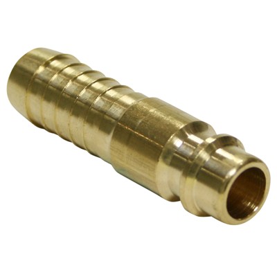 Pressluft Stecknippel DN 5,5, MS, Tülle, 775 l/min, für Schlauchinnen-Ø 6mm
