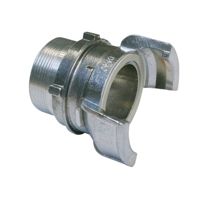 Guillemin Festkupplung mit Verriegelung, Alu, NBR weiß, DN 25mm, AG 1"