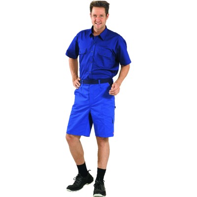 Planam - Shorts 2370 kornblau/marine/zink, Größe 3XL