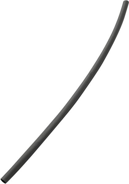 TRU COMPONENTS 1564565 Schrumpfschlauch ohne Kleber Schwarz 3 mm 1 mm Schrumpfrate:3:1 Meterware