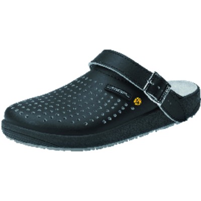 ABEBA® - Berufsclog rubber 5310, OB FO SRC ESD, schwarz, Größe 43