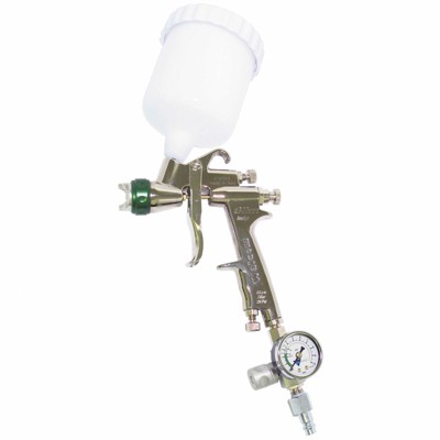 ELMAG - Druckluft-Farbspritzpistole SLIM S HVLP, nebelarm, Set mit Düsensatz ø1,7mm