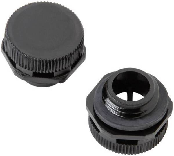 Weidmüller 1868560000-1 DAE M12 PA short Druckausgleichselement M12 Polyamid Schwarz 1 St.