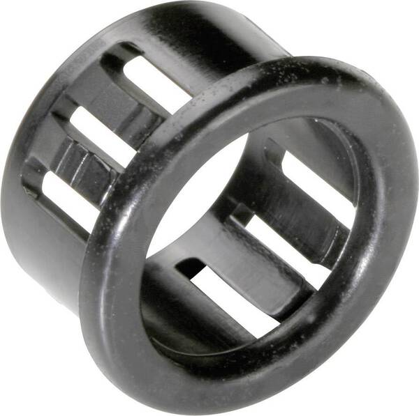 PB Fastener MP07509 Isolierdurchführung Klemm-Ø (max.) 14.3 mm Plattenstärke (max.) 3.2 mm Polyamid Schwarz 1 St.