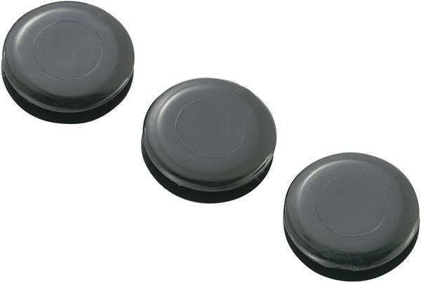 TRU COMPONENTS TC-GMCQR-1410203 Kabeldurchführung geschlossen Klemm-Ø (max.) 10.5 mm Plattenstärke (max.) 3.4 mm PVC Sc