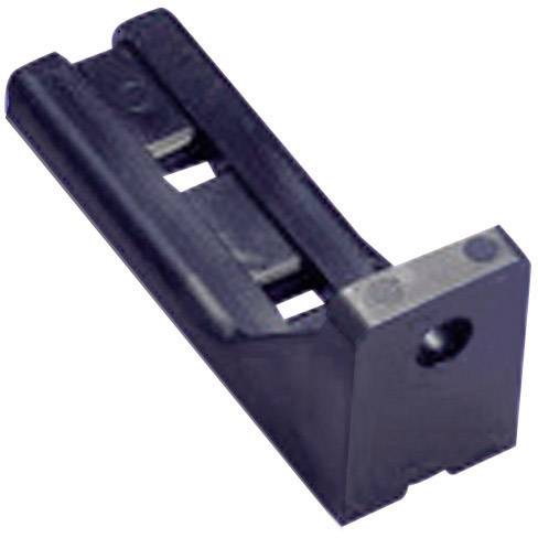 TRU COMPONENTS TC-LCHR60BK203 Kabelhalter schraubbar 1593071 Schwarz 1 St.