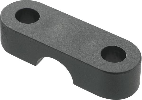 TRU COMPONENTS Zugentlastung Klemm-Ø (max.) 4.5 mm Polyamid 6.6 Schwarz 1 St.