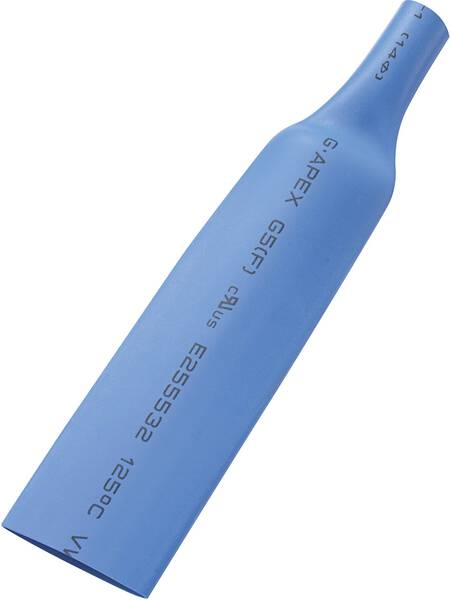 TRU COMPONENTS 1565143 Schrumpfschlauch ohne Kleber Blau 9 mm 4.50 mm Schrumpfrate:2:1 10 m