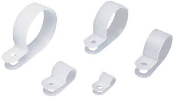 TRU COMPONENTS TC-UC9203 Befestigungsschelle schraubbar 1593070 Bündel-Ø-Bereich 36.70 mm (max) Weiß 1 St.