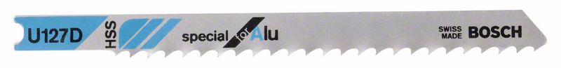 BOSCH Stichsägeblatt U 127 D Special for Alu, 3er-Pack