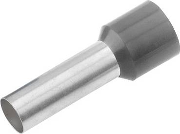 Cimco 18 2318 Aderendhülse 0.75 mm² Teilisoliert Grau 100 St.