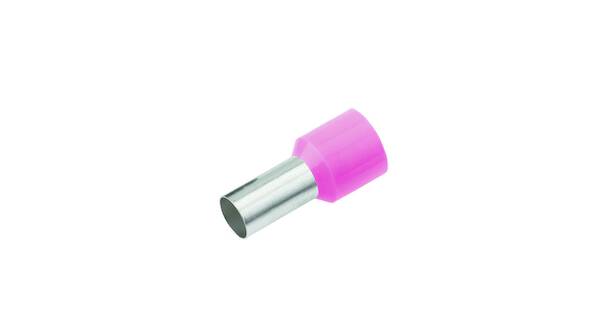 Cimco 18 0988 Aderendhülse 0.25 mm² Teilisoliert Violett 100 St.