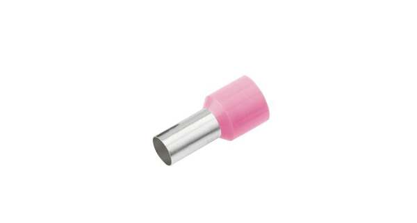 Cimco 18 0994 Aderendhülse 0.34 mm² Teilisoliert Rosa 100 St.