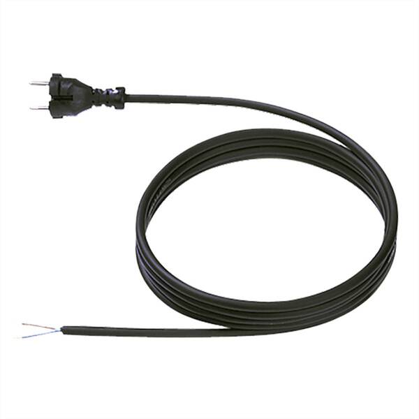 Bachmann 246176 Strom Anschlusskabel Schwarz 5.00 m