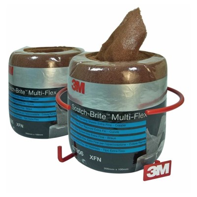 3M™ - Schleifvlies-Bogen 100 x 200mm v. fine, Rolle mit 60 Pads