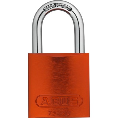 ABUS - AV-Vorhangschloss, Titalium 72/40, TITALIUM™-Spezialaluminium orange