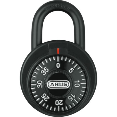 ABUS - AV-Zahlen-Vorhangschloss 78KC/50 KC507, Stahl, schwarz