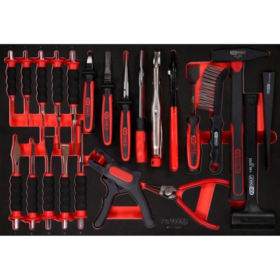 KSTOOLS® - Zangen- / Hammer- / und Meißel-Satz, 23-teilig