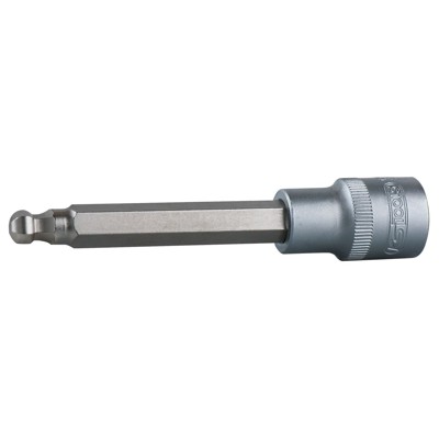 KSTOOLS® - 1/2" Bit-Stecknuss Innensechskant mit Kugelkopf, lang, 12mm