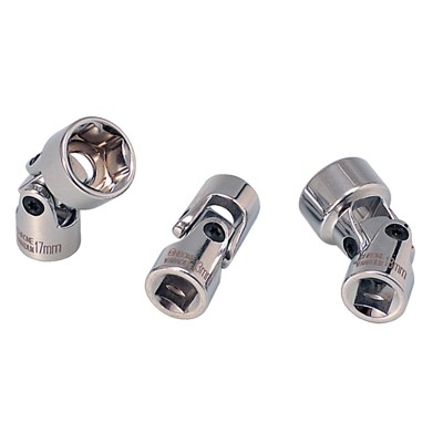 KSTOOLS® - 3/8" CHROMEplus Sechskant-Stecknuss mit Gelenk, 12mm