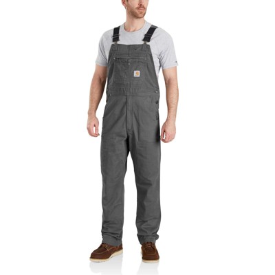 carhartt® - Herren Latzhose RUGGED FLEX RIGBY BIB, gravel, Größe W48/L30