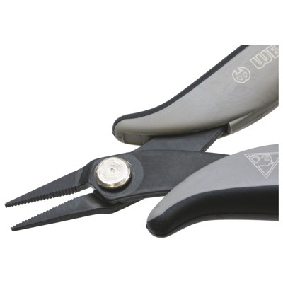 WETEC - Mini-Flachzange Ecotec, kurz, Greifflächen glatt, 1,2mm, ESD-Griffe