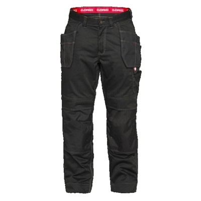 Engel - Combat Handwerkerhose mit Holstertaschen 2761-630, Schwarz, Größe 44