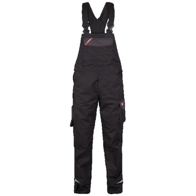Engel - Galaxy Light Latzhose 3290-880, Schwarz/Anthrazitgrau, Größe 52